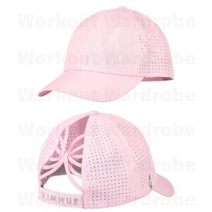 VimHue Girl's Sun Goddess Cap UPF 50+ (Orchid Pink)